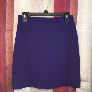 A line purple skirt
